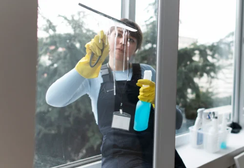 Nettoyage de vitres intérieures et extérieures à Saint-Priest-des-Champs